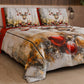 Couette double Noël, Simple, Une place et demie Renne