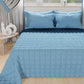 Trapuntino Primaverile Autunnale Double Face Celeste Blu Made in Italy | PETTI