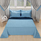 Trapuntino Copriletto Primaverile Autunnale Double Face Celeste Blu