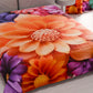 Courtepointe Printanière Automnale en Impression Digitale Florale 05-12
