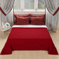 Trapuntino Copriletto Primaverile Autunnale Double Face Tortora Bordeaux