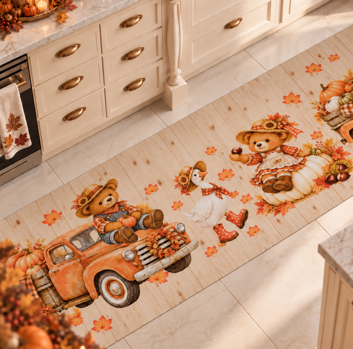 Tappeto d’autunno in cucina rustica.png