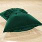Coussin Décoratif Noeud en Velours 40x50 cm, Coussin de Canapé Émeraude