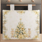 Housse de Four de Noël pour Cuisine en Impression Numérique Xmas Or