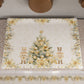 Protection de plaque de cuisson de Noël en impression numérique Xmas Or