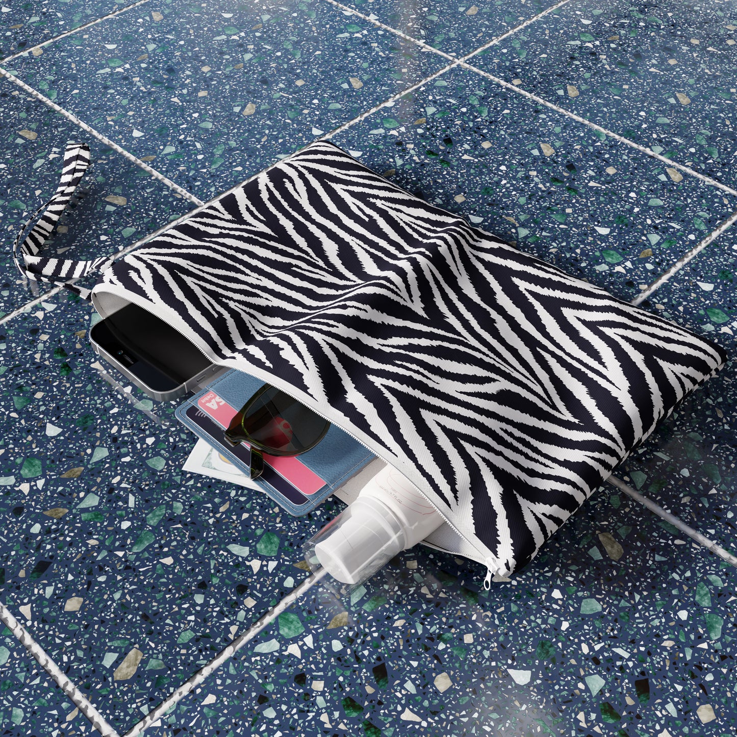 Pochette, Borsello Mare, Borse a Mano, Borsetta Piccola, Zebra