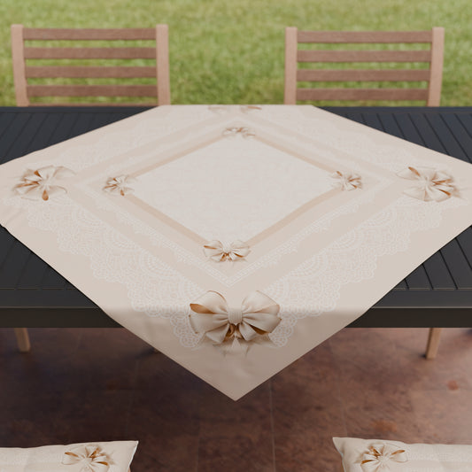 Centrotavola Cucina Stampa Digitale Fiocco Beige 40x145 Made in Italy | PETTI