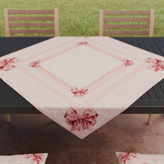 Centrotavola Cucina Stampa Digitale Fiocco Rosa 40x145 Made in Italy | PETTI