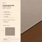 Centrotavola effetto velluto Fango, 90 × 90 cm — scheda misure e contenuto