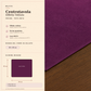 Centrotavola effetto velluto Prugna, 90 × 90 cm — scheda misure e contenuto