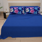 Completo letto PETTI Petalo 05 Blu Elettrico – vista frontale