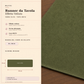 Runner da tavola effetto velluto Verde Oliva, 40 × 140 cm — scheda misure e contenuto