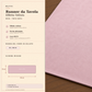Runner da tavola effetto velluto Rosa, 40 × 140 cm — scheda misure e contenuto