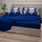 Lenzuola in Cotone, Completo Letto con Federe in Stampa Digitale Sailor 05 Blu Notte