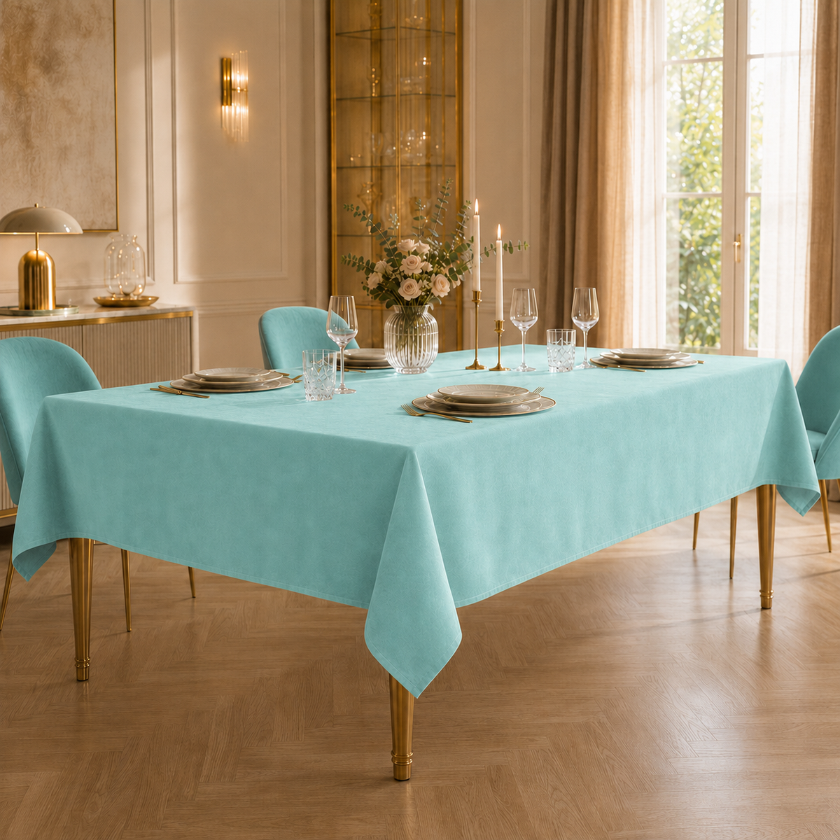 Tovaglia effetto velluto Tiffany, ambientata principale