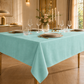 Tovaglia effetto velluto Tiffany, cena al tramonto