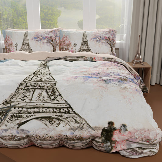 Duvet cover for double, single, one and a half square, Paris