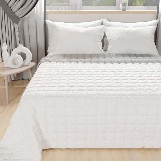 Trapuntino Primaverile Autunnale Double Face Bianco Grigio Made in Italy | PETTI