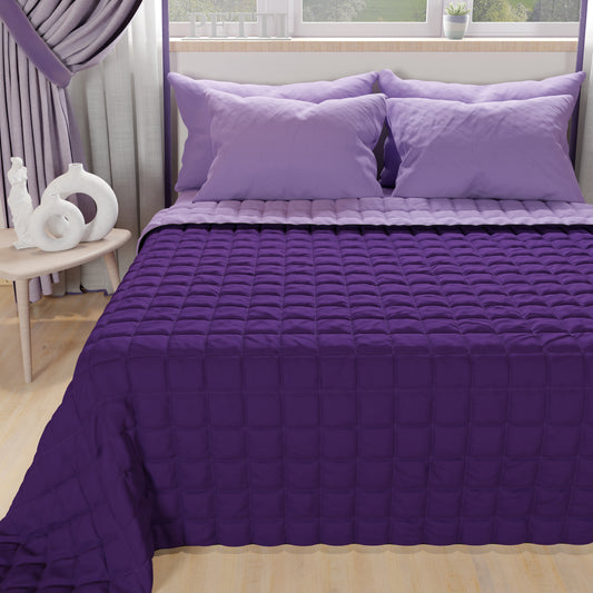 Trapuntino Primaverile Autunnale Double Face Lilla Viola Made in Italy | PETTI
