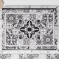 Coprifornello Geometrico Coprifuochi Cucina in Stampa Digitale Vietri 02 Nero